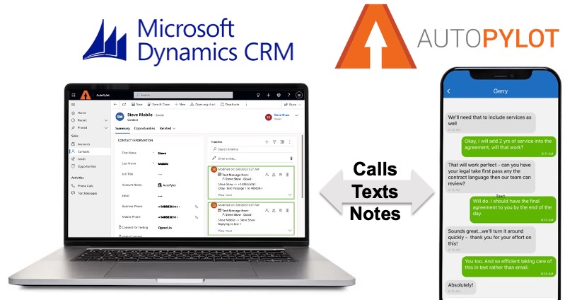 Start capturing sales reps’ text messaging conversations in Dynamics CRM