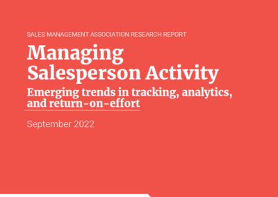 Salespeople Spend on Average 5.9 Hours Per Week Manually Logging Data into CRM – NEW REPORT